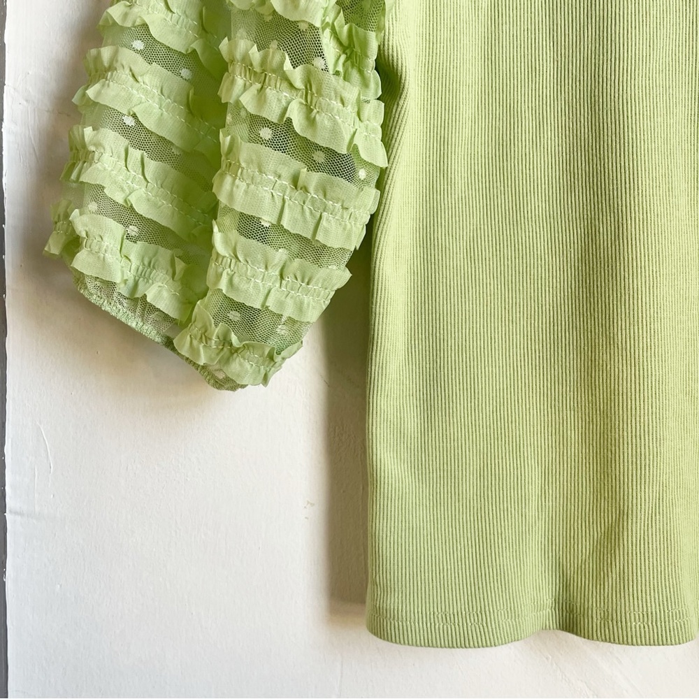 Dolan Ruffle Sleeve Shirt - Picture 7 of 8